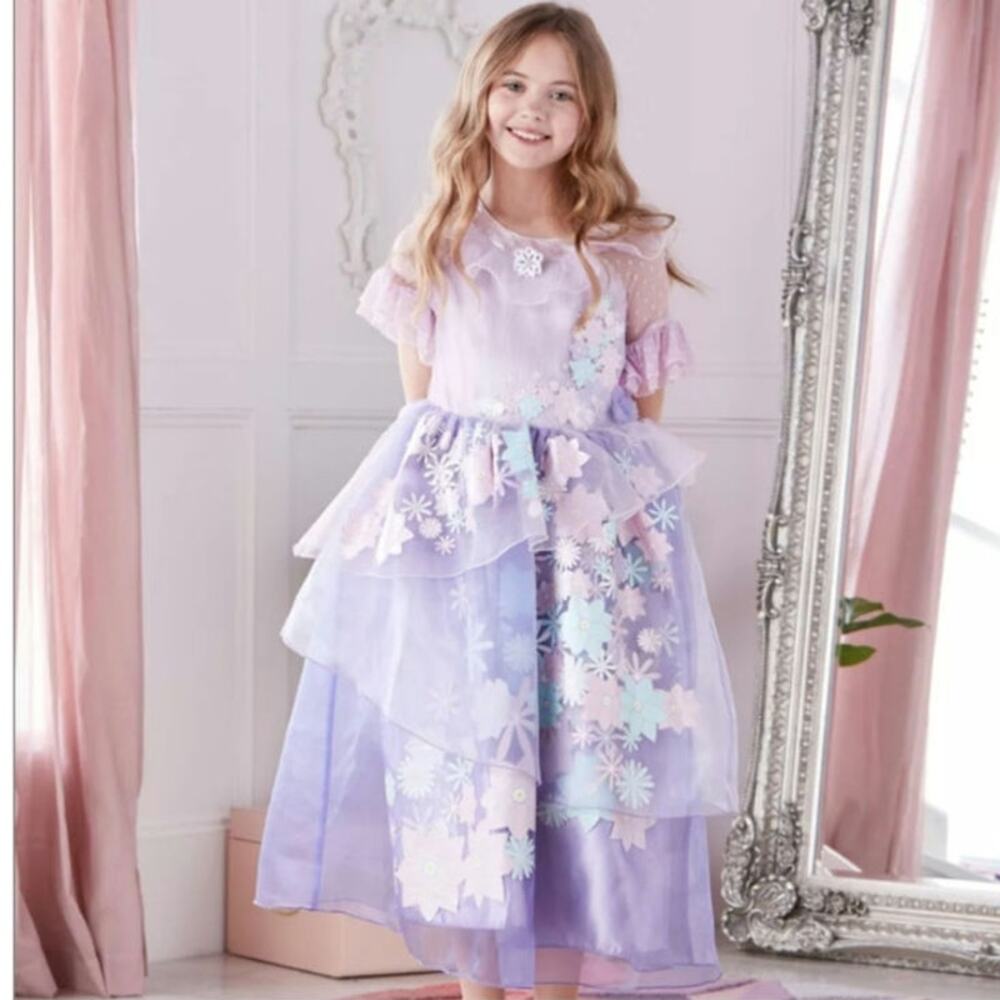 Disney Store Isabela Madrigal Encanto Costume Dress Size: 7/8